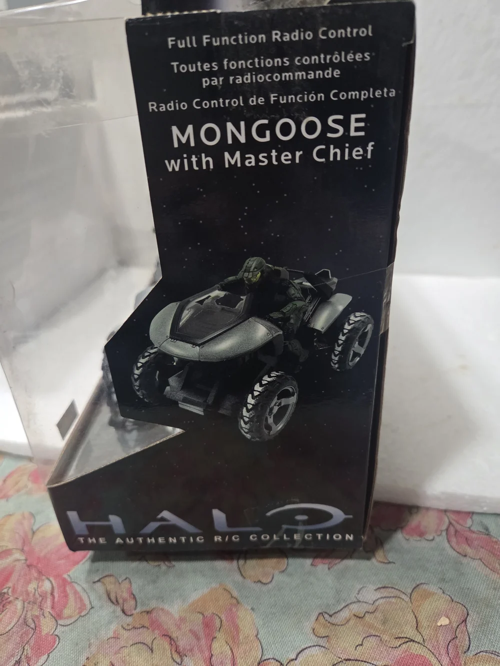 Halo Mongoose RC Vehicle with Master Chief Figure - Green/Gray